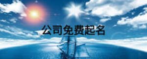 公司免费起名