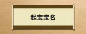 起宝宝名