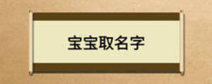 宝宝取名字
