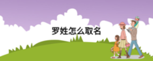 罗姓怎么取名