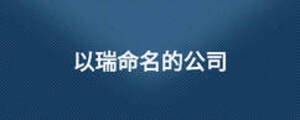 以瑞命名的公司