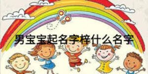 男宝宝起名字梓什么名字