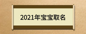 2021年宝宝取名