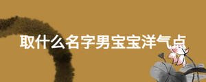 取什么名字男宝宝洋气点